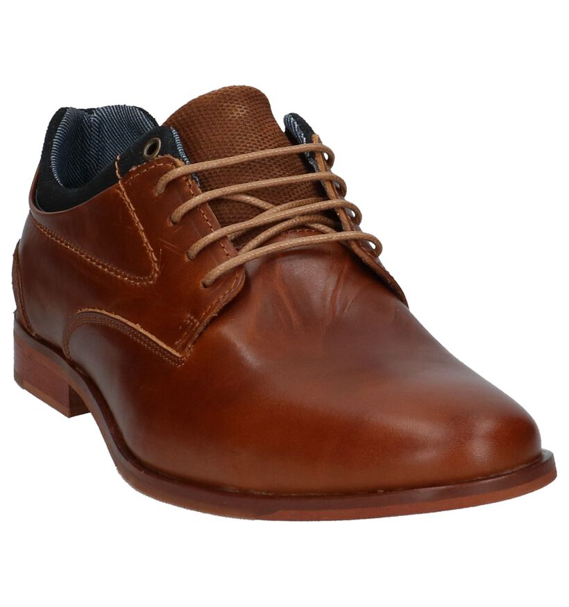 Bullboxer Chaussures habillées en Cognac en cuir (210402)