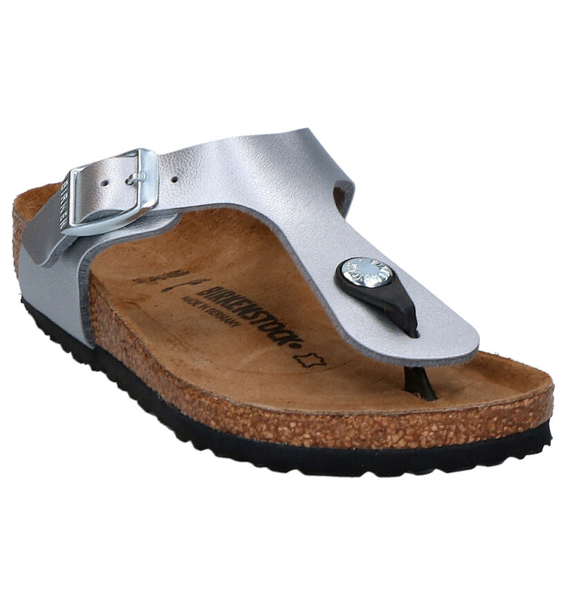 Birkenstock Gizeh Nu-pieds en Blanc pour filles (352248)