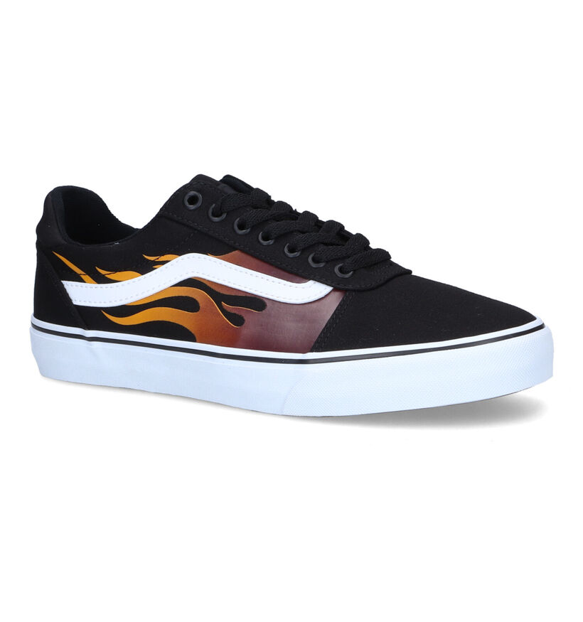 Vans Ward Deluxe Baskets en Noir en textile (312679)