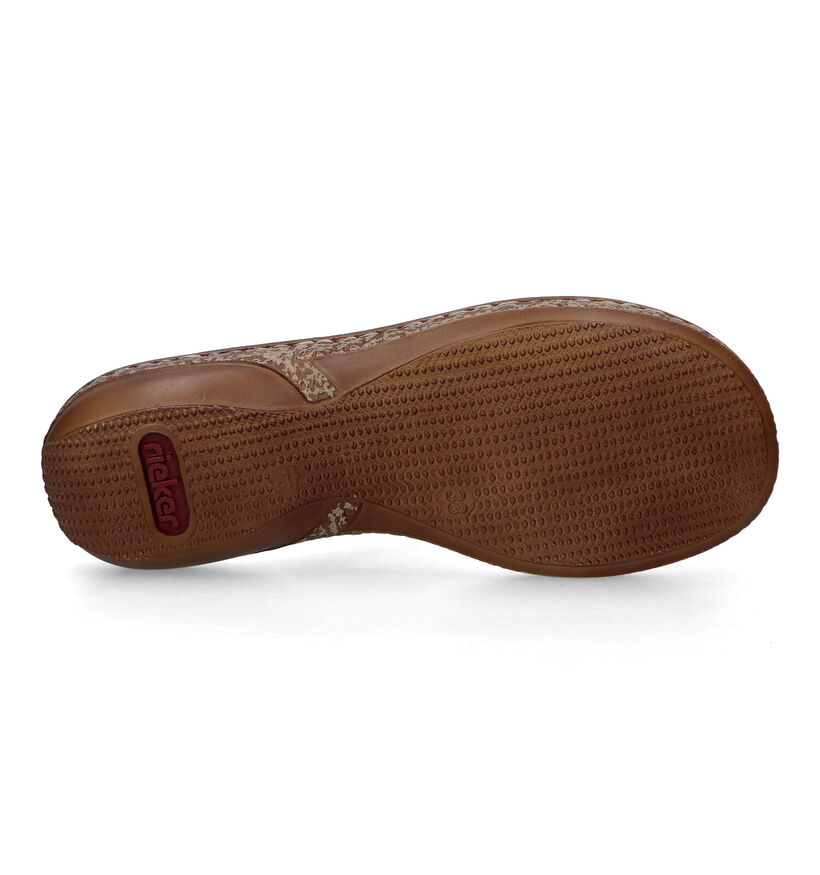 Rieker Blauwe Slippers voor dames (354943)