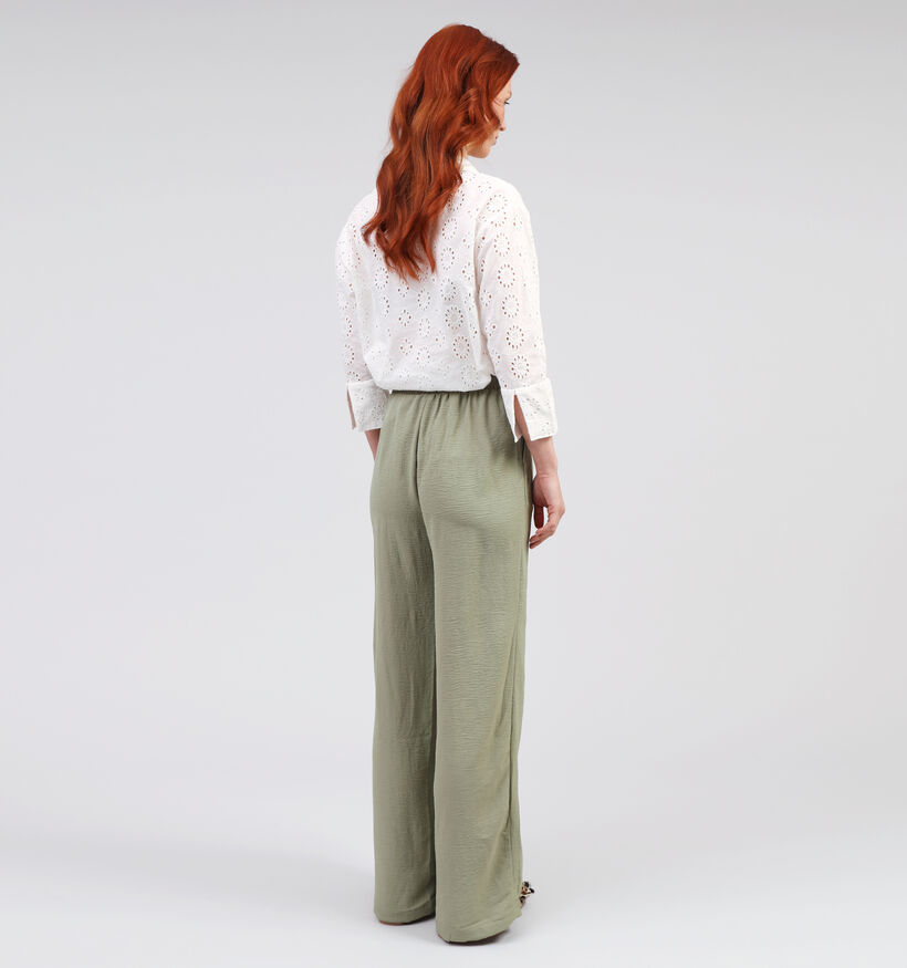 Vila Josa Kaki Wijde broek voor dames (351728)