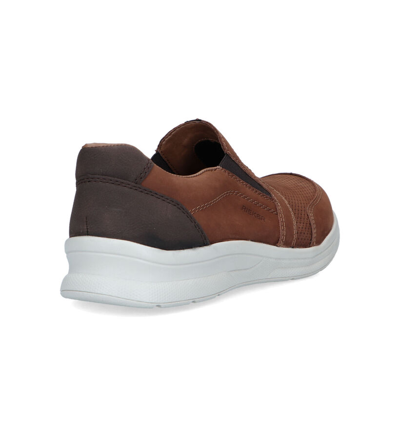 Rieker Chaussures à enfiler en Cognac pour hommes (320273) - pour semelles orthopédiques