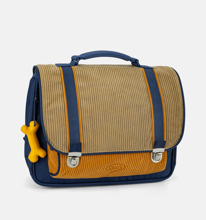 STONES and BONES Corduroy Cartable en Bleu fonc&eacute; pour gar&ccedil;ons (377398)