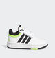 adidas Hoops 3.0 Witte Sneakers voor jongens (301164) - geschikt voor steunzolen