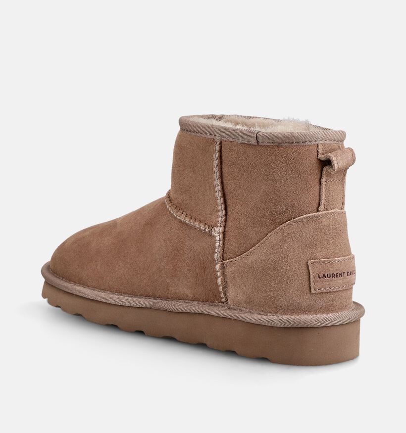 Laurent David Classic Bottines en Taupe pour femmes (382388)