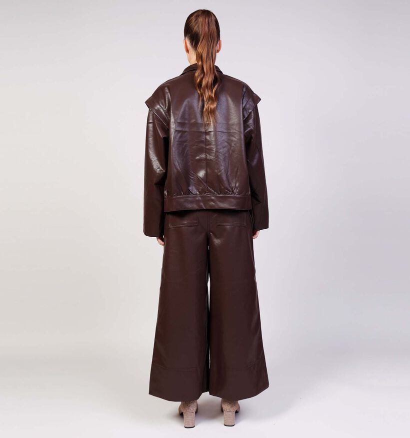 Orfeo Jesse Faux Leather Bruine Jas voor dames (365790)
