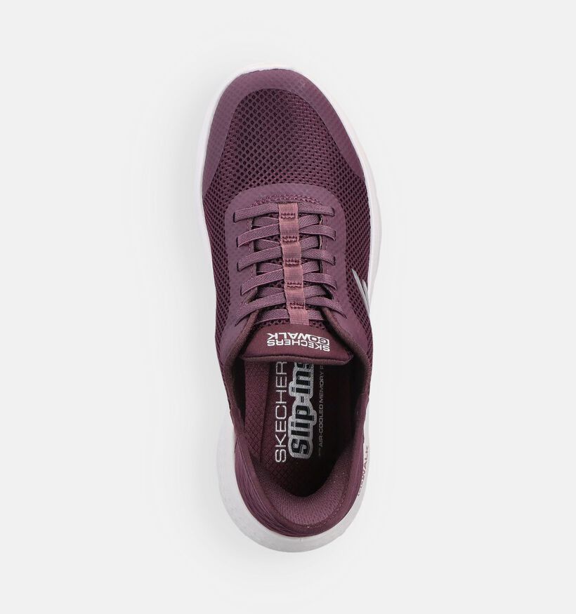 Skechers Go Walk Flex Grand Entry Bordeaux Slip-ons voor dames (375605)