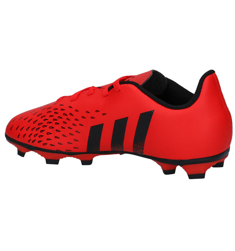 adidas Predator Chaussures de foot en Rouge en simili cuir (293289)