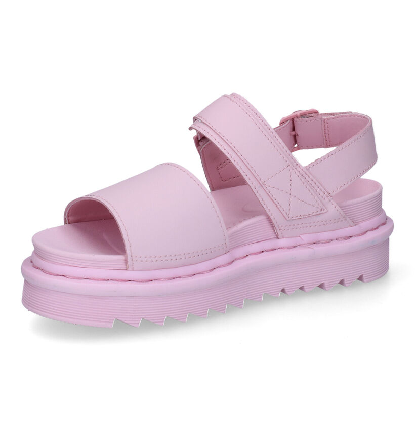 Dr. Martens Voss Mono Gele Sandalen in leer (303545)