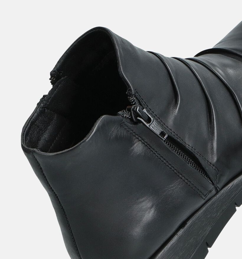 Hush Puppies Bottines plates en Noir pour femmes (361440)