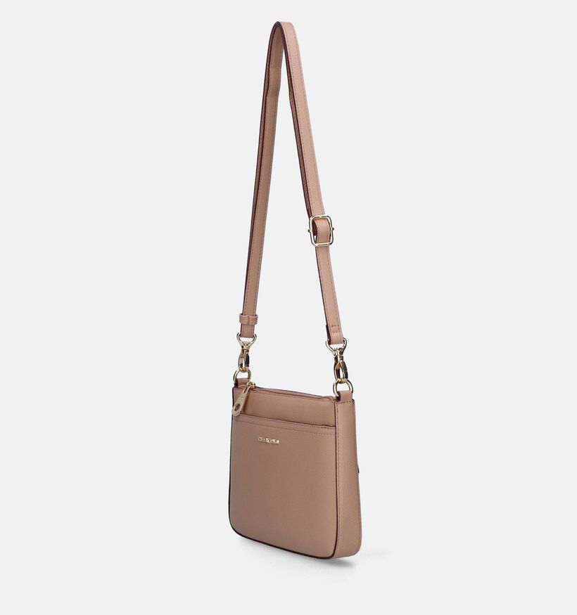 Laurent David Nos 006 Sac porté croisé en Beige pour femmes (337082)