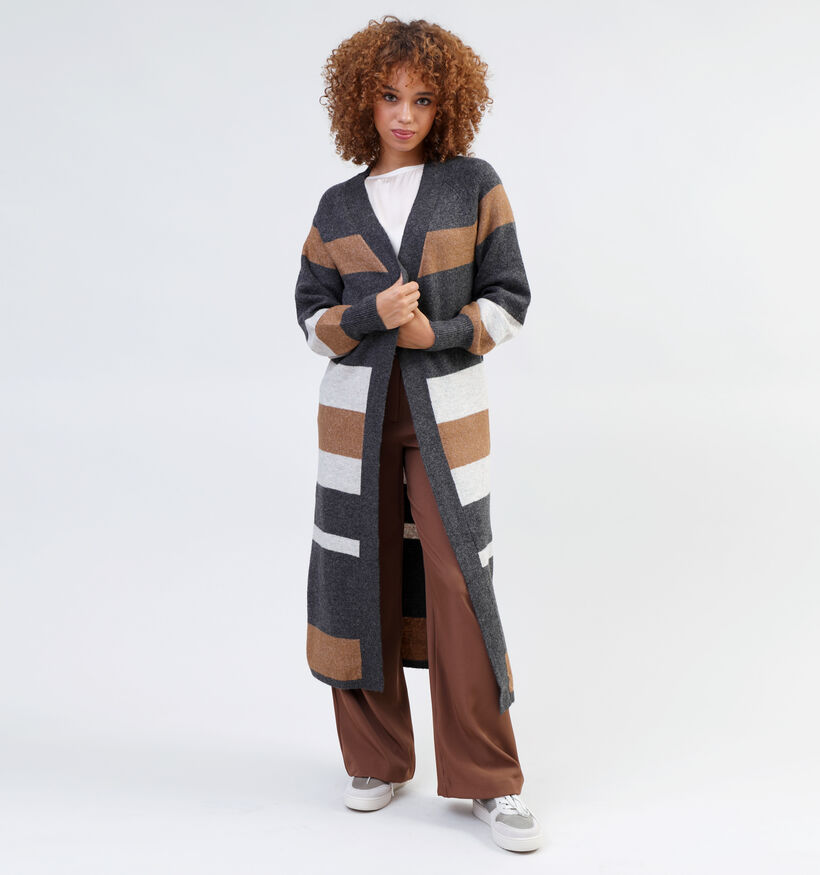 JDY Rue Grijze Lange Cardigan voor dames (330946)