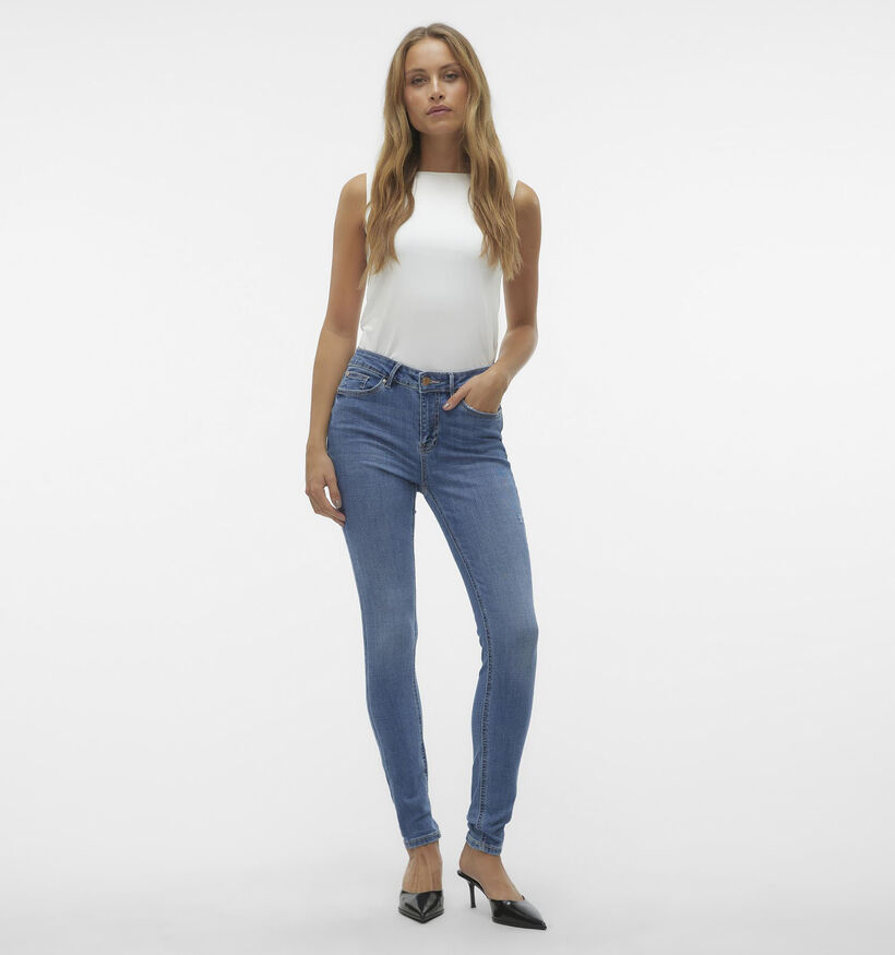 Vero Moda Flash Mr Skinny Jeans en Bleu L30 pour femmes (335588)