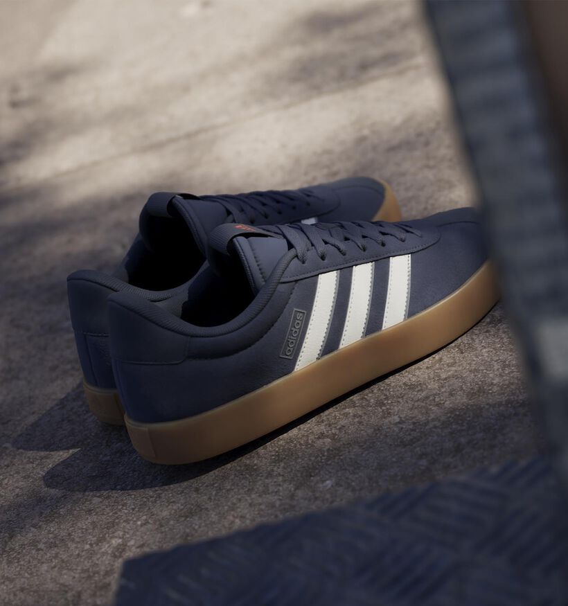 adidas VL Court 3.0 Blauwe Sneakers voor jongens, heren (350185) - geschikt voor steunzolen