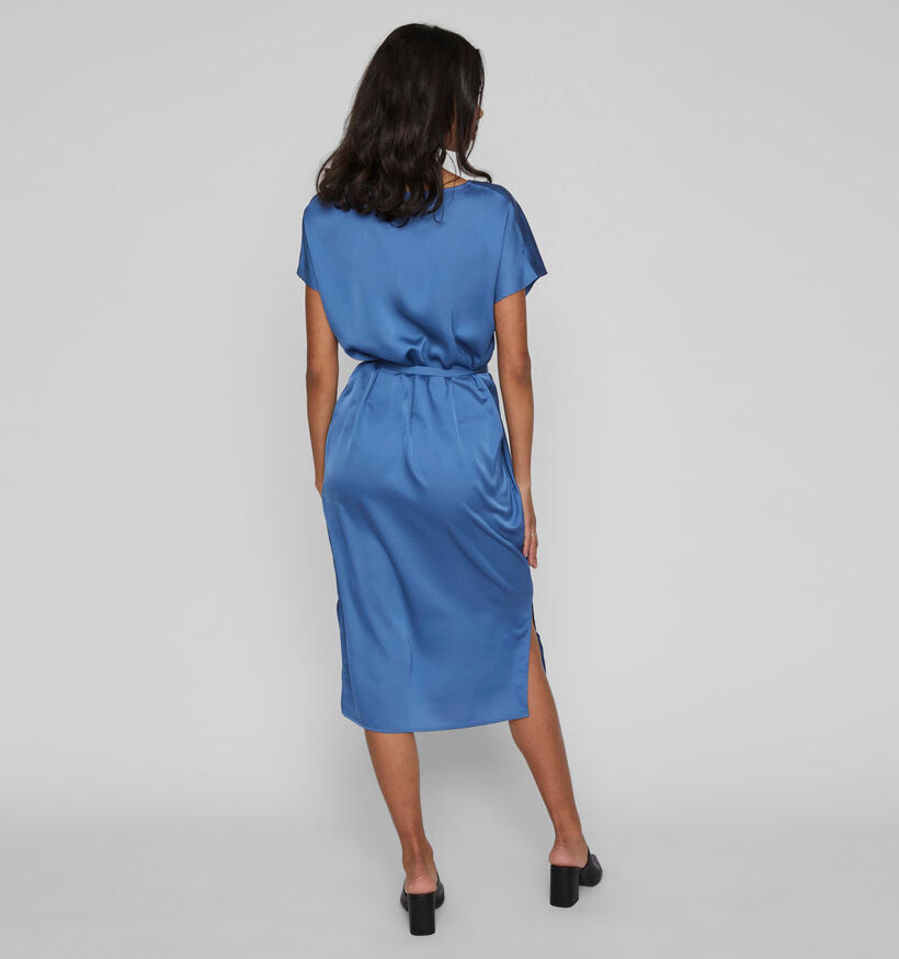 Vila Ellette Blawu Satijnen Kleed (322830)