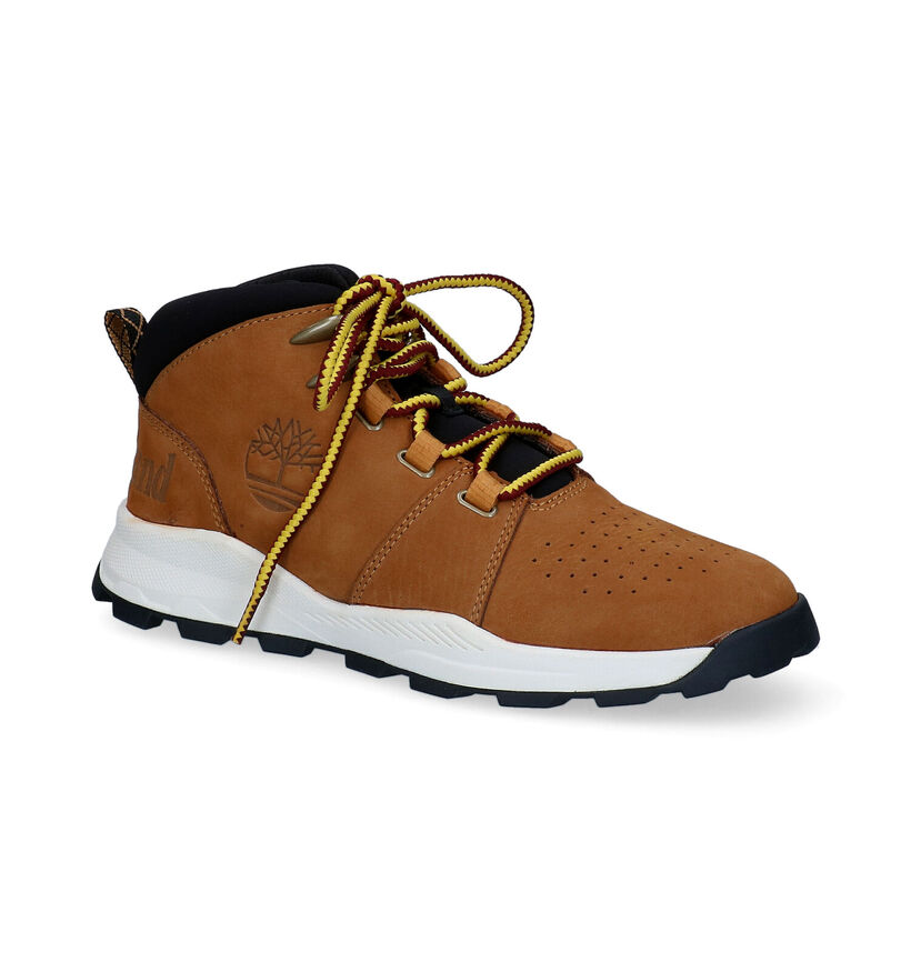 Timberland Brooklyn City Cognac Bottines in nubuck (293801)