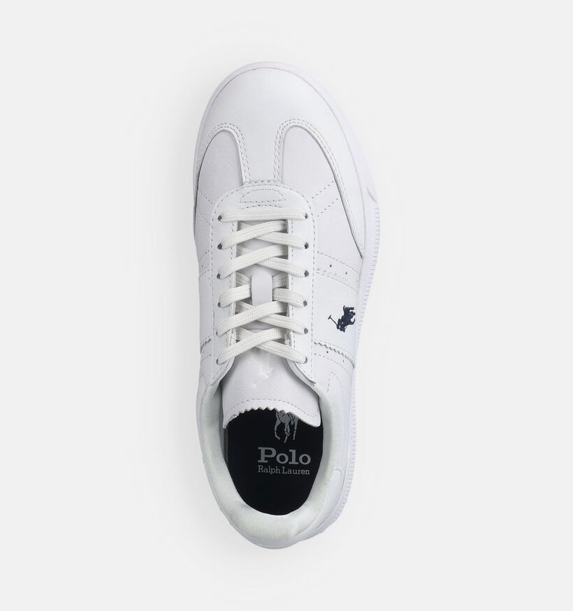 Polo Ralph Lauren Hrt Aera PP Baskets habill&eacute;es en Blanc pour femmes (369535)