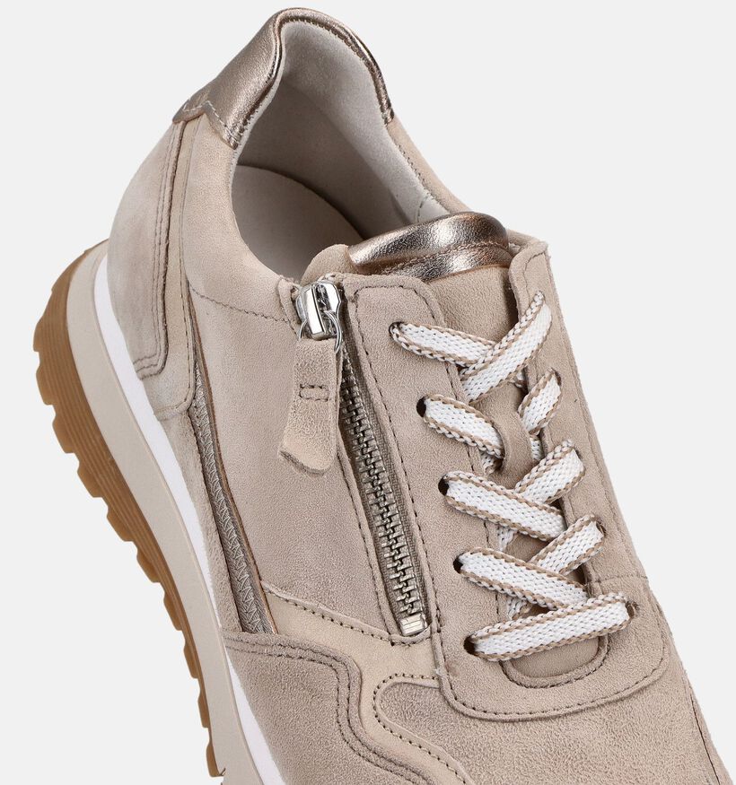 Gabor Baskets habill&eacute;es en Marron pour femmes (368368) - pour semelles orthop&eacute;diques