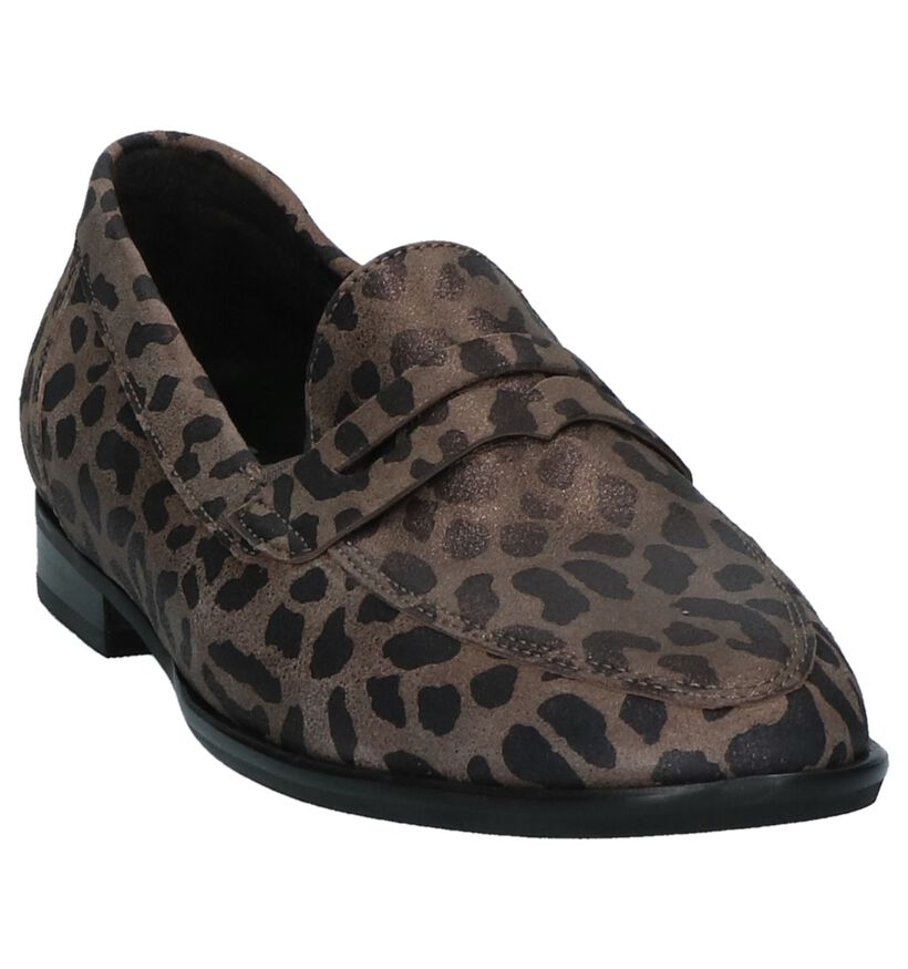 Gabor OptiFit Mocassins en Taupe en nubuck (231255)