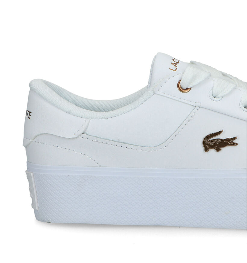 Lacoste Ziane Platform Baskets en Blanc pour femmes (322616)