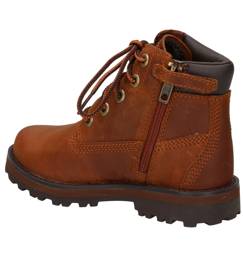 Timberland Courma Kid 6 inch Bruine Bottines voor jongens, meisjes (329077) - geschikt voor steunzolen