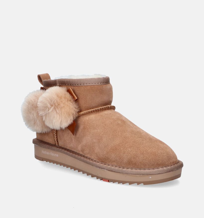 Nathan-Baume Cognac Boots voor dames (348021)