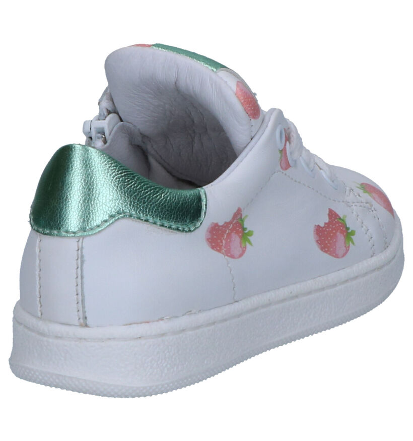 Clic! Baskets basses en Blanc en cuir (270506)