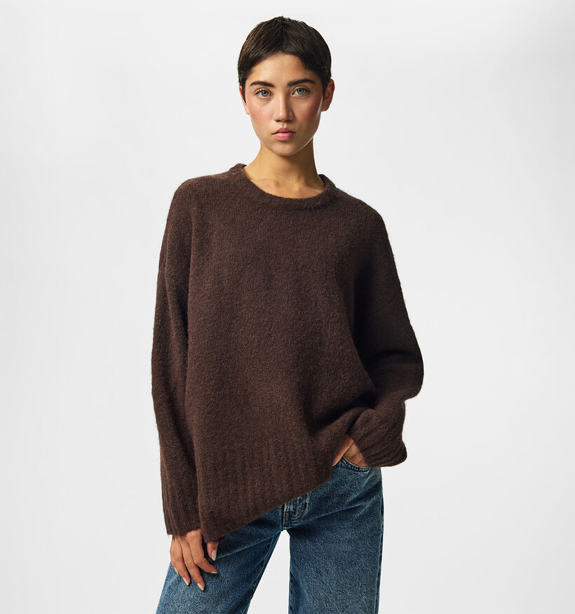 Pieces PCTina Pull en Marron pour femmes (378370)