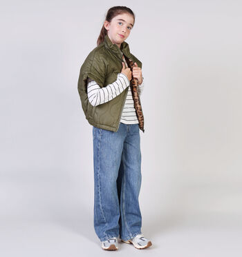 Little David Vesten Bruin/Bordeaux