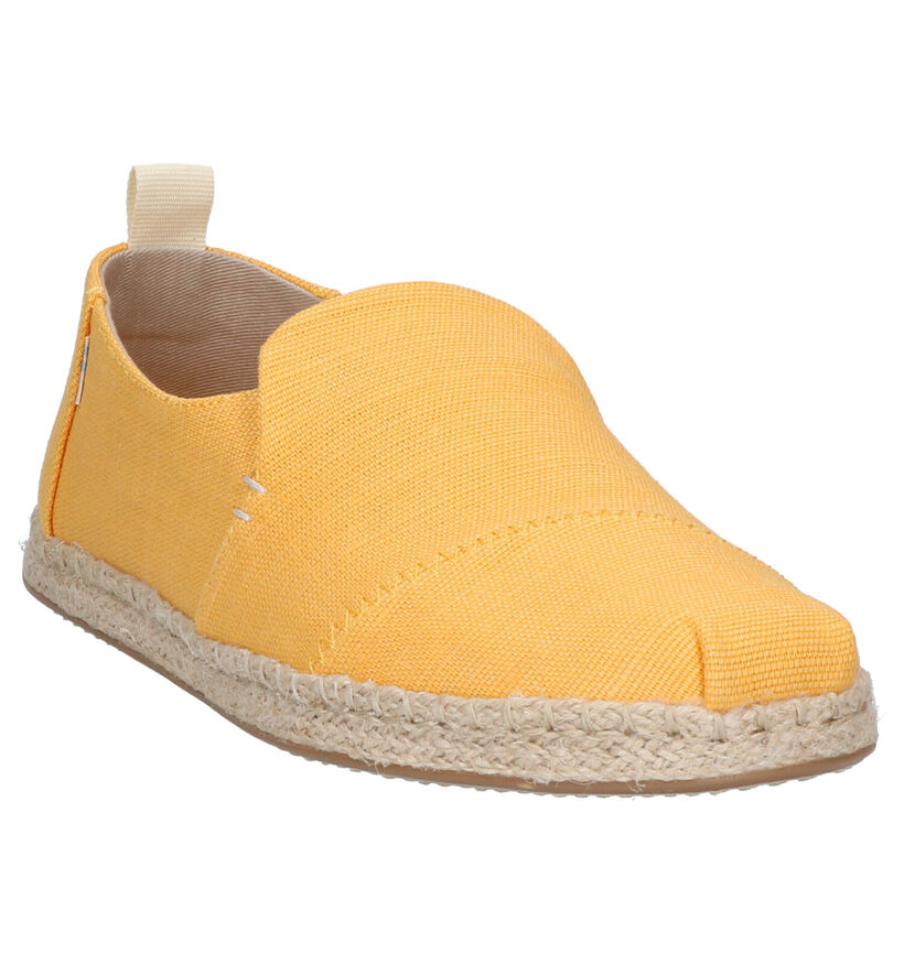 Gele Espadrilles Toms in stof (242111)