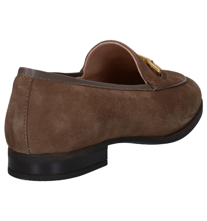 Unisa Daimiel Bruine Loafers in leer (283297)