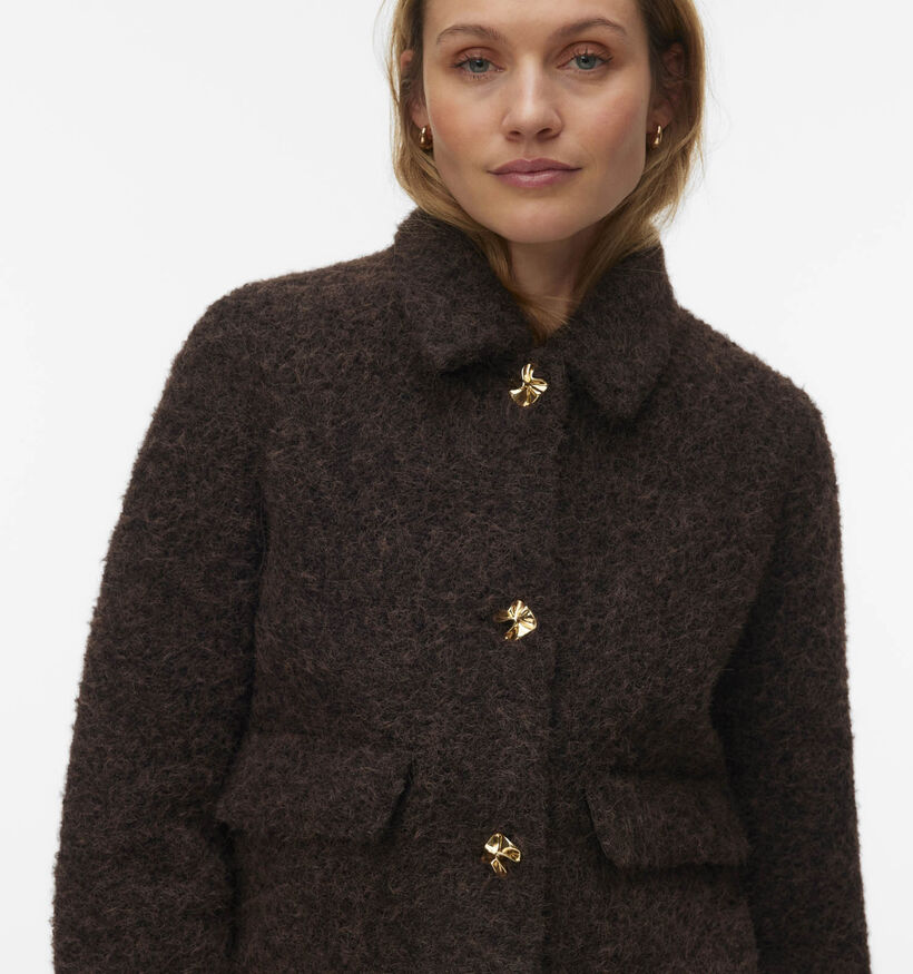 Vero Moda Elenaholly Donkerbruine Korte Jas voor dames (377545)
