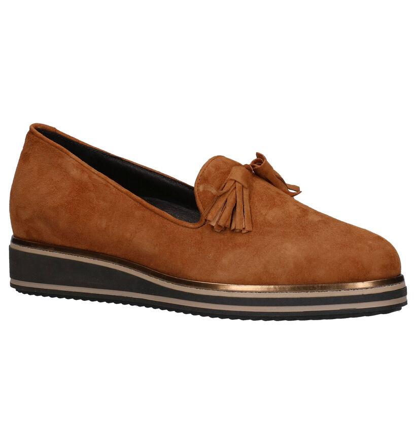 Via Limone Cognac Loafers voor dames (280006) - geschikt voor steunzolen