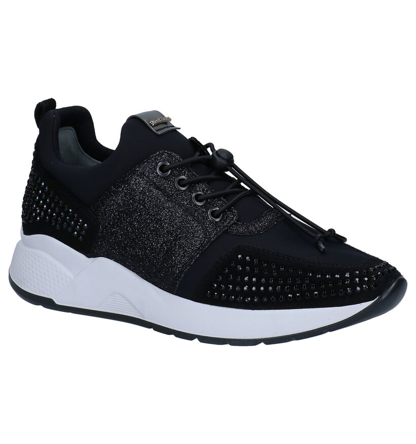 NeroGiardini Zwarte Slip-on Sneakers in kunstleer (278972)