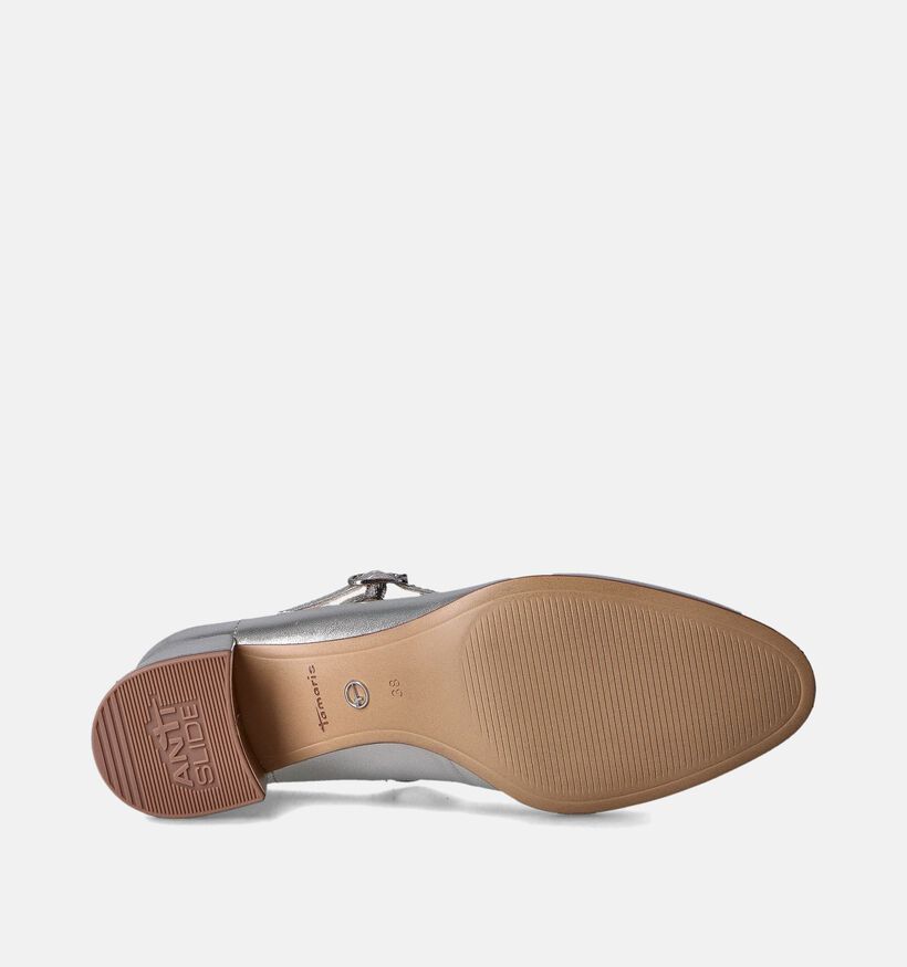 Tamaris Zilveren Pump met riempje voor dames (351564)