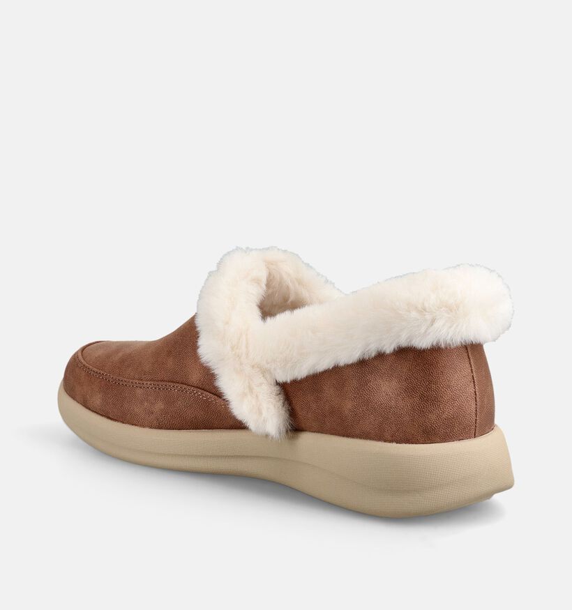 Skechers Cozy Escape Cognac Gesloten Pantoffels voor dames (377968)