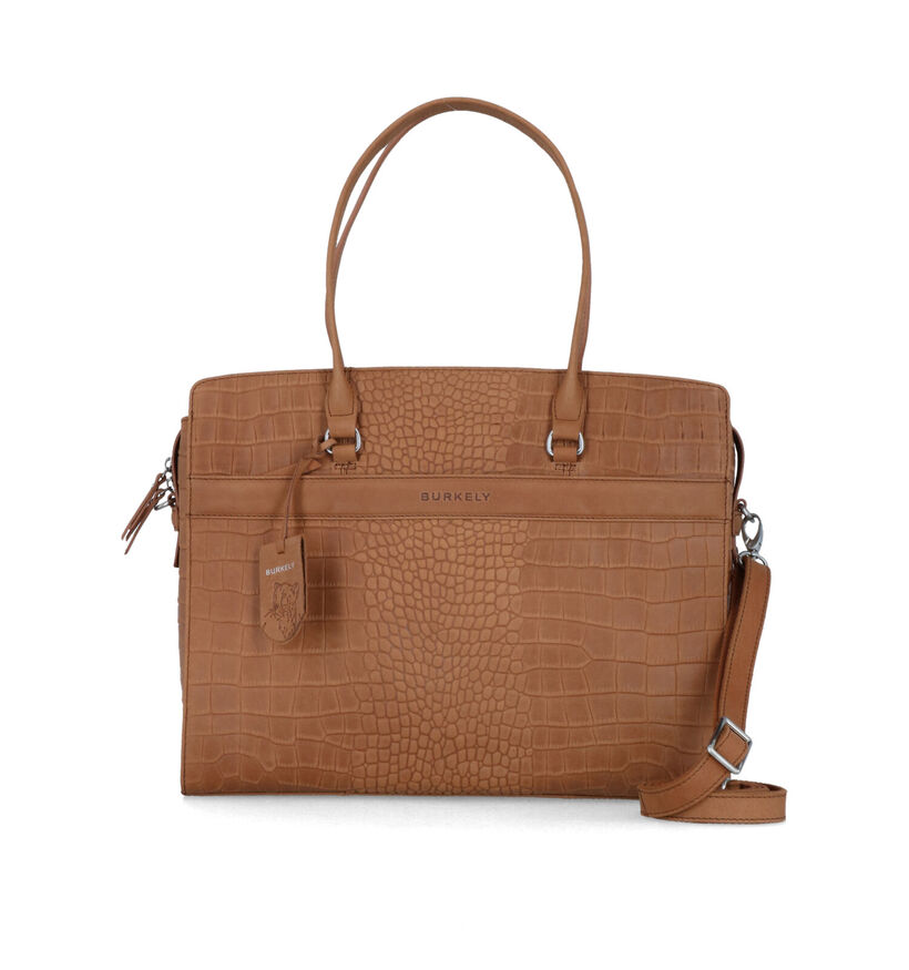 Burkely Casual Cayla Sac pour ordinateur portable en Cognac en cuir (321645)