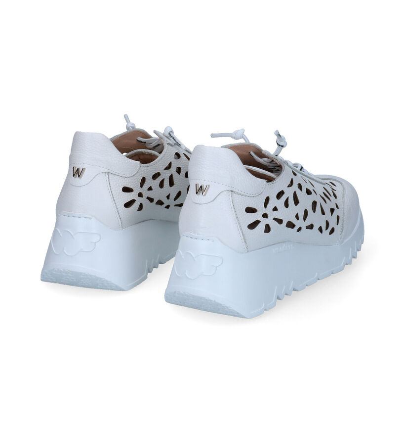 Wonders Chaussures basses en Blanc en cuir (309598)