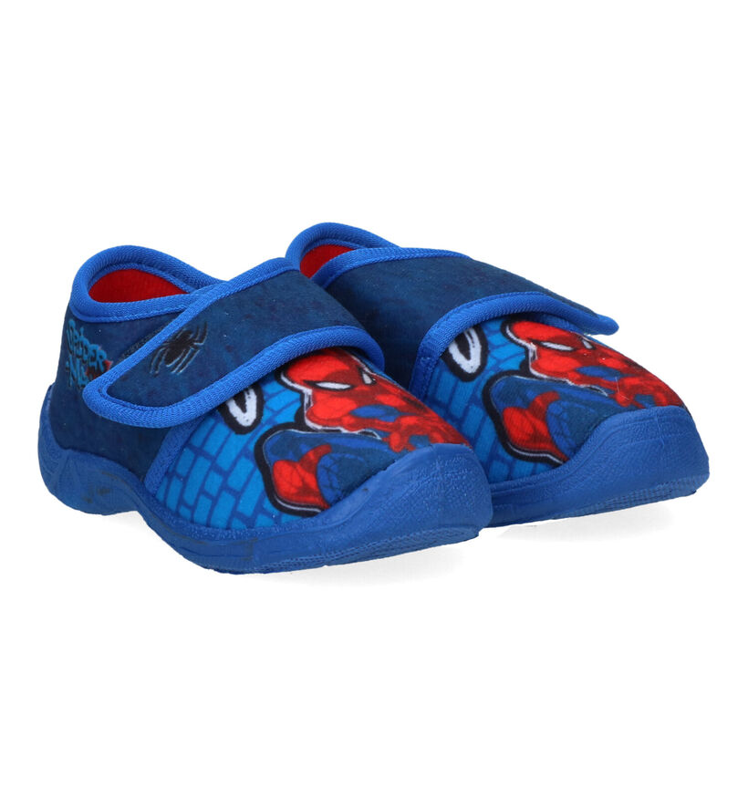 Spiderman Pantoufles fermées en Bleu foncé pour garçons (322538)