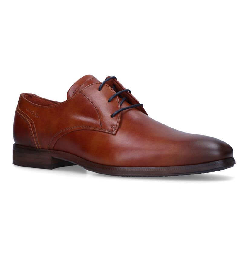 Van Lier Erasmo Chaussures classiques en Cognac pour hommes (322507)