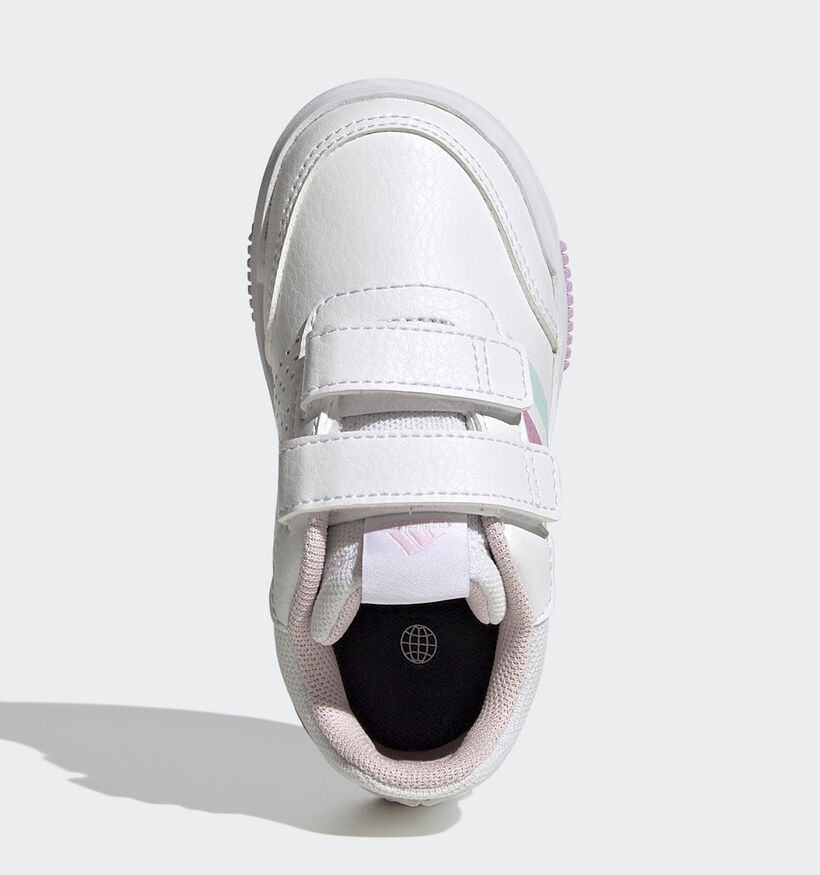 adidas Tensaur Sport 2.0 Witte Sneakers voor meisjes (350228) - geschikt voor steunzolen
