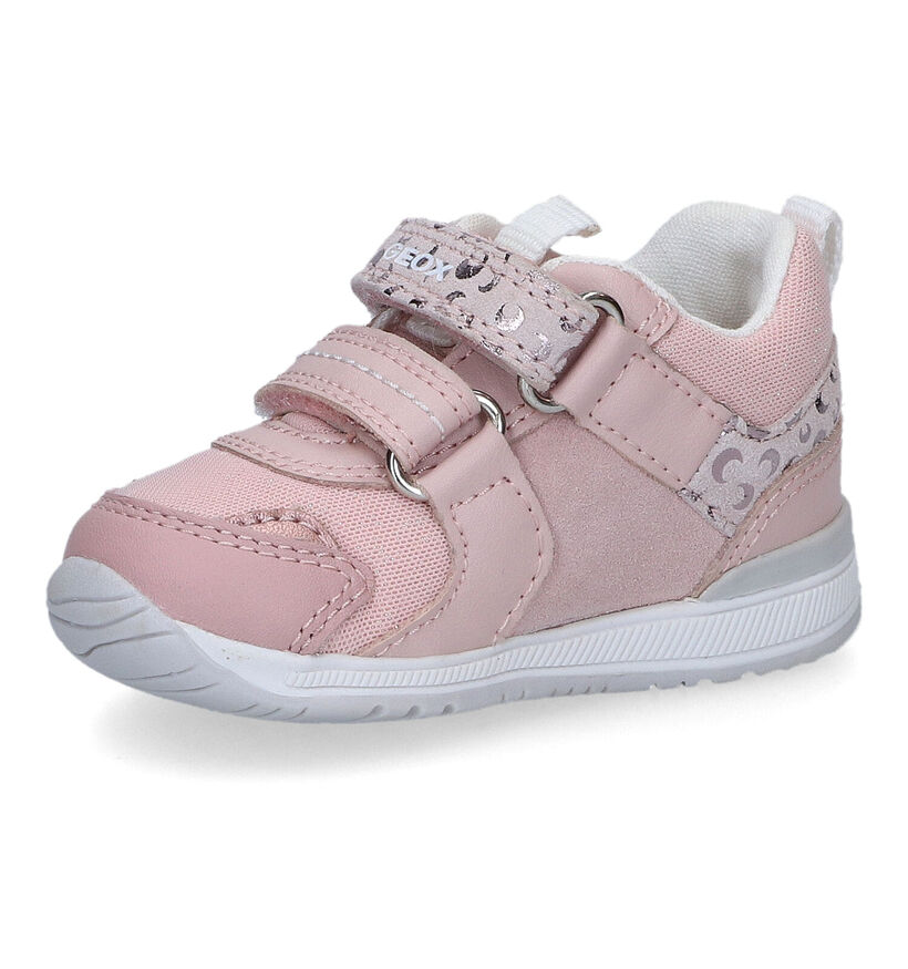 Geox Rishon Witte Sneakers in daim (310986)
