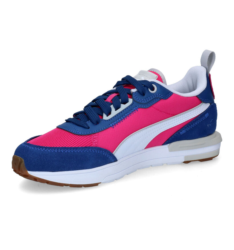 Puma Roze/Blauwe Sneakers voor dames (301367) - geschikt voor steunzolen