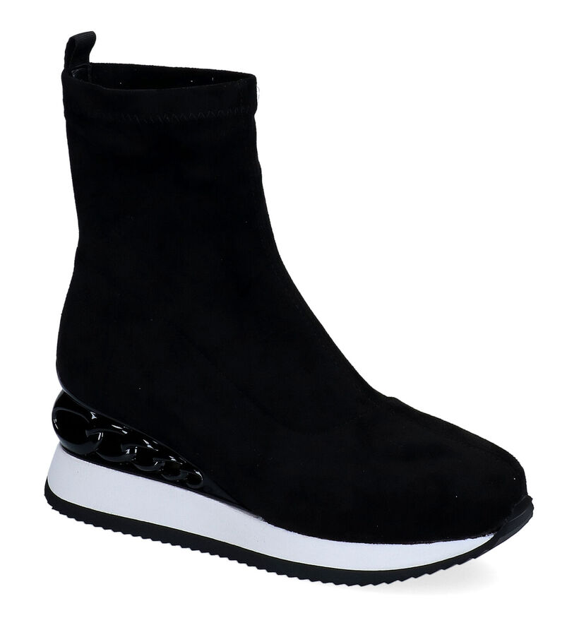 Noa Harmon Bottines à talons en Noir pour femmes (297803)