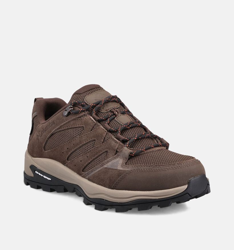 Columbia Redmond IV Low Waterproof Chaussures de randonn&eacute;e en Marron pour hommes (369722) - pour semelles orthop&eacute;diques