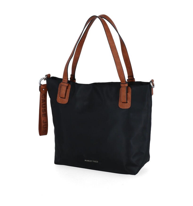 Marco Tozzi Zwarte Shopper in stof (299034)