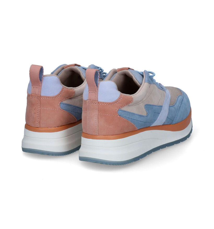 Tamaris Blauwe Sneakers in daim (306341)