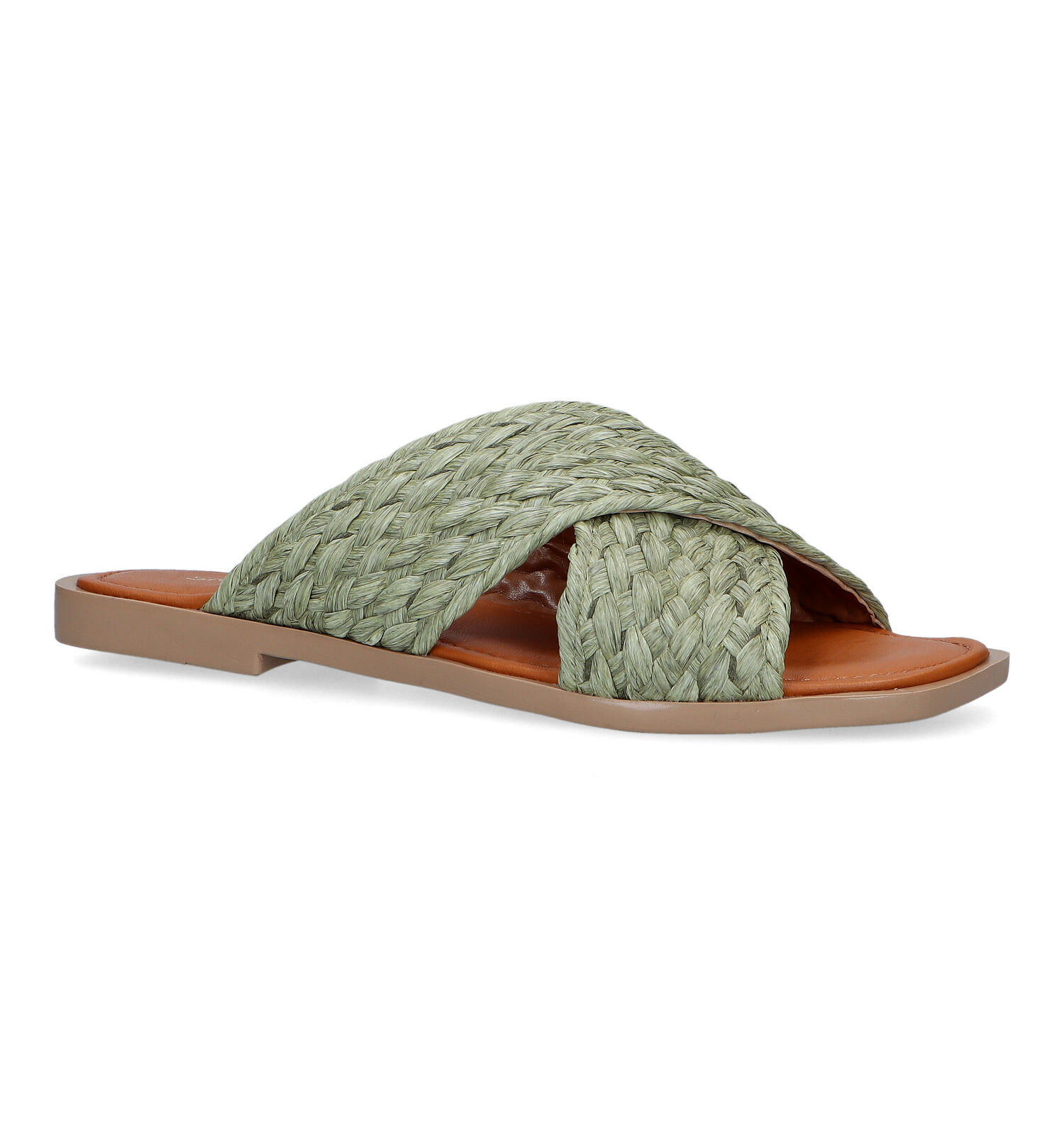 Signatur Groene Slippers Dames Slippers Online op TORFS.BE