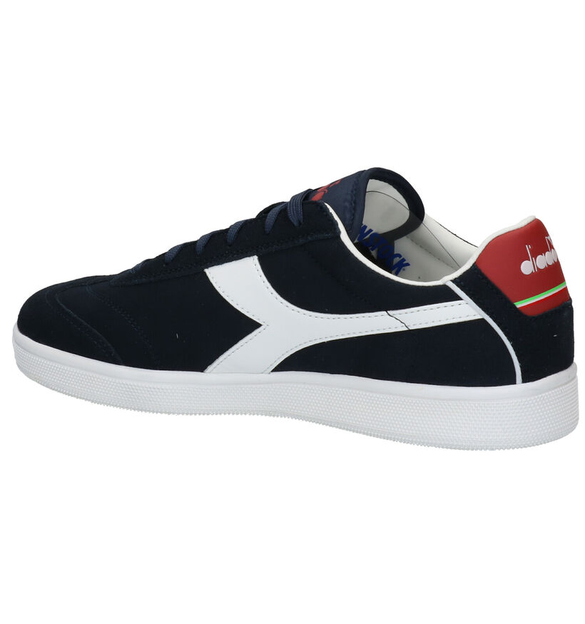 Diadora Baskets basses en Bleu foncé en nubuck (277676)