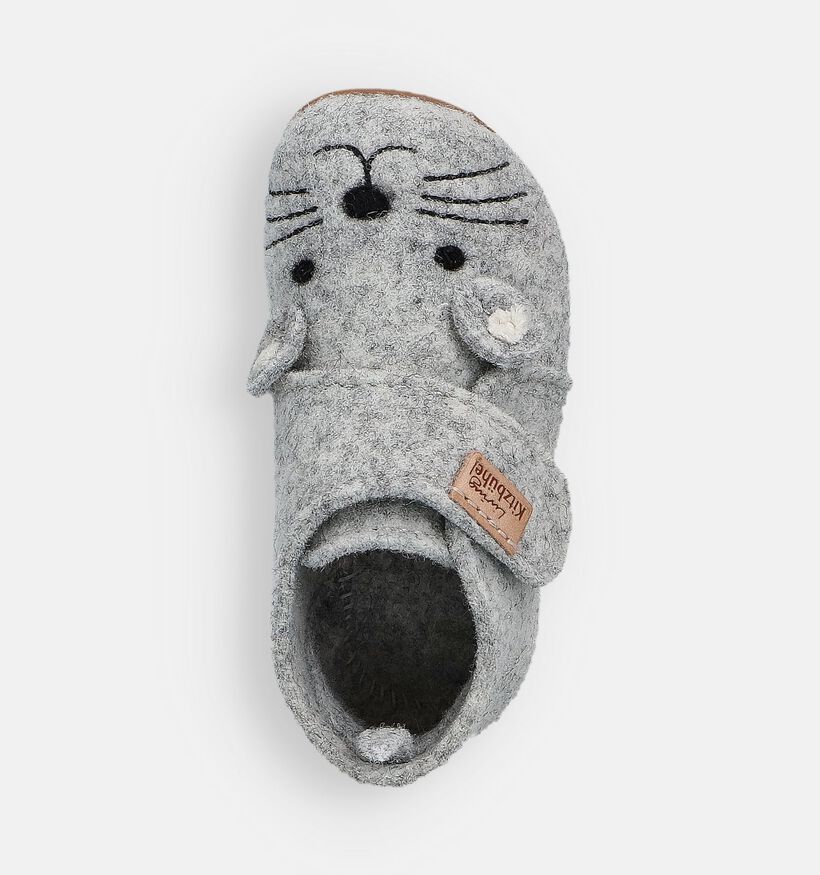 Living Kitzbühel Pantoufles fermées en Gris pour filles (365714)